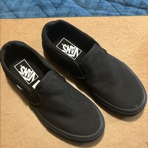 Vans Women’s Black Slip-On Sneakers US Sz 6.5